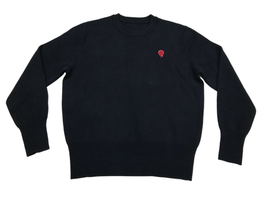 "SEAL OF APPROVAL" SWEATER/NOIR