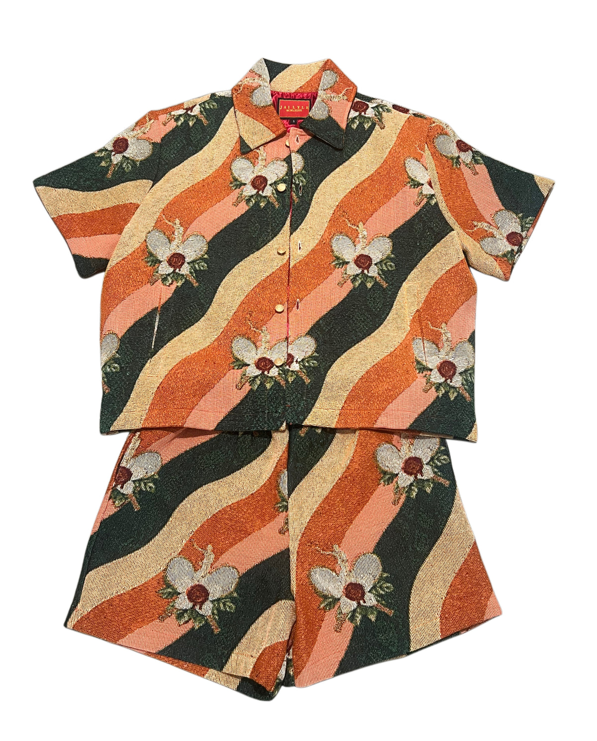 HANKINS PARK X MELISSA MITCHELL "FLORIDA WAVE" SHORT SLEEVE SET