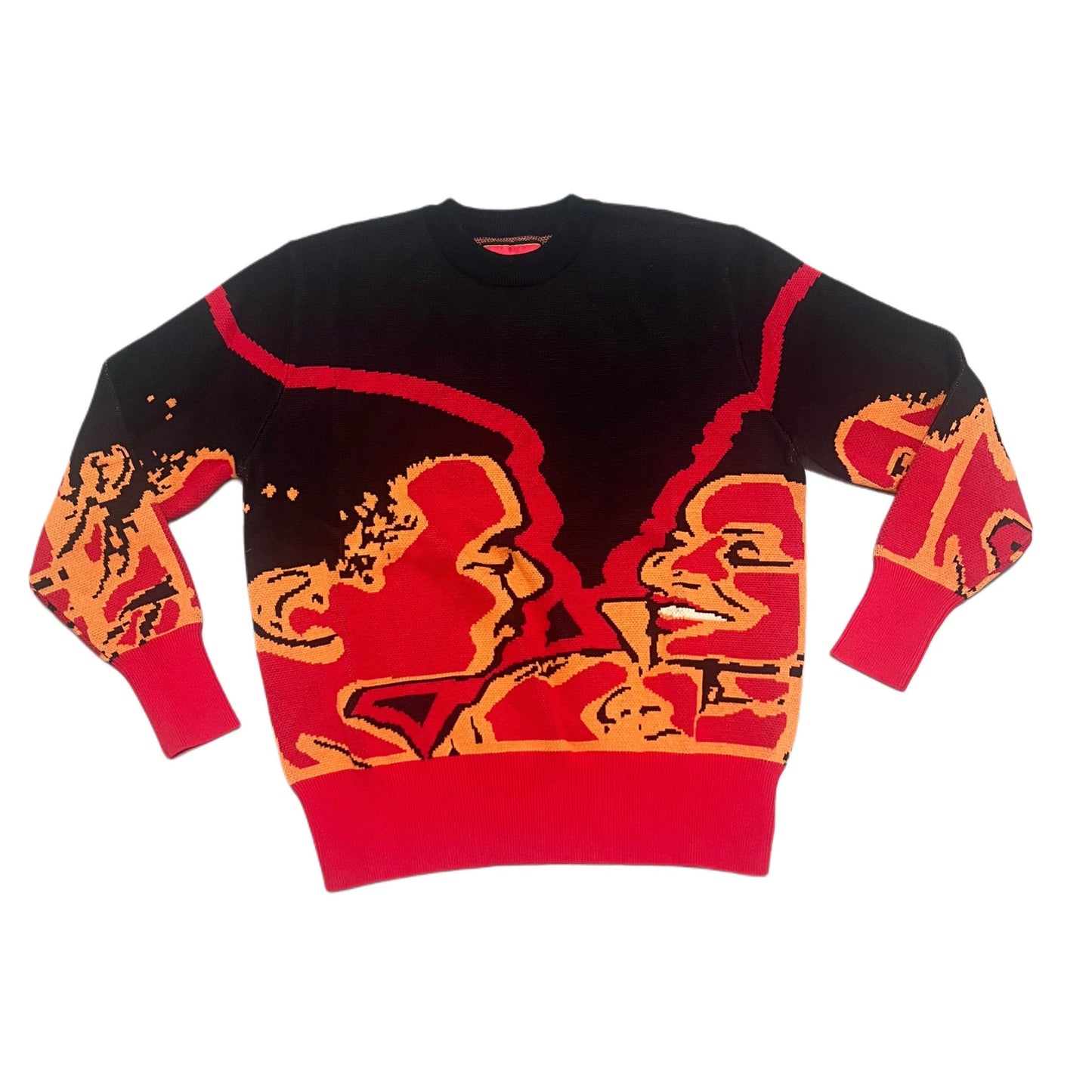 "LOVE SUPREME" SWEATER/NOIR