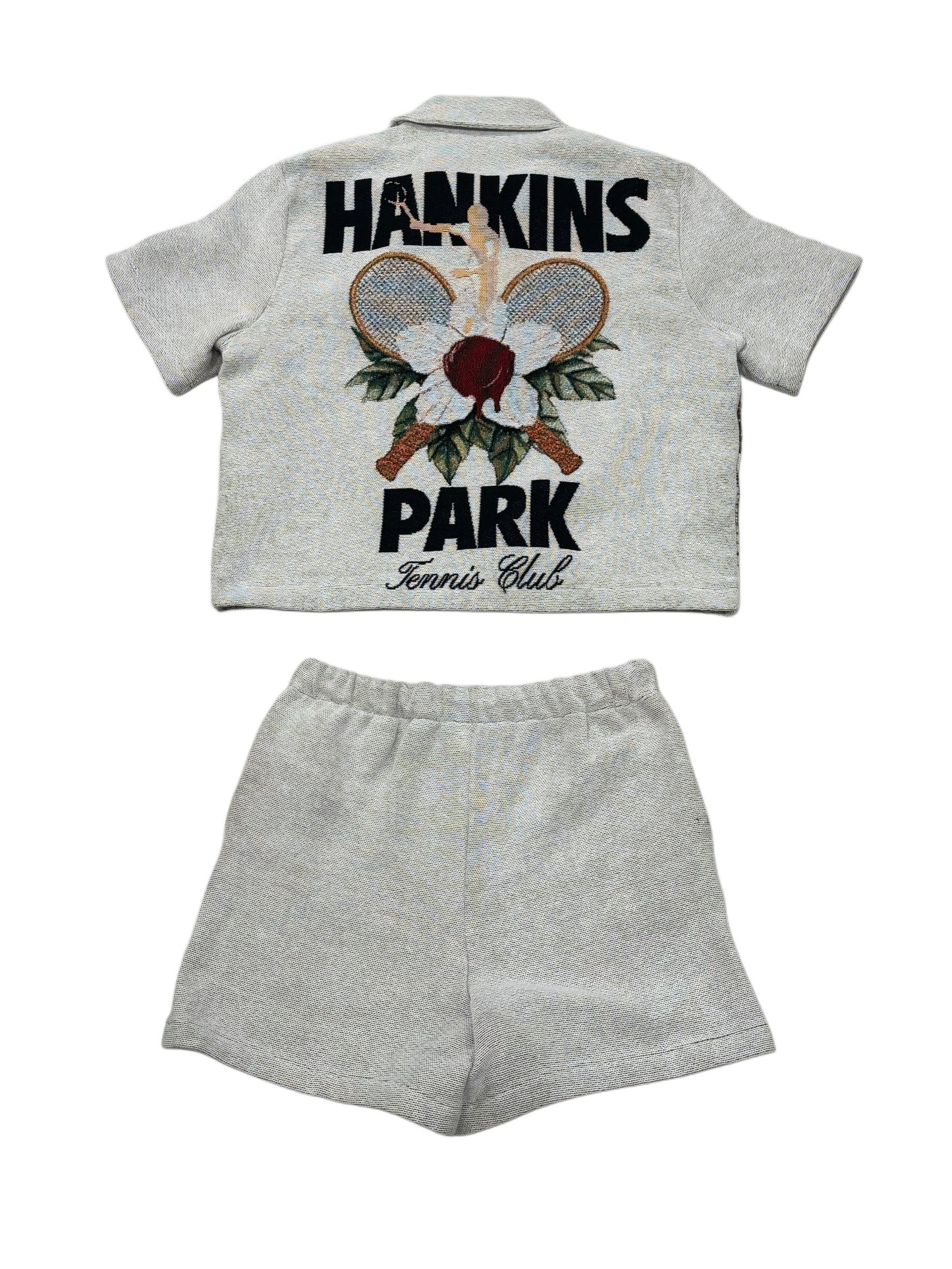 HANKINS PARK "IN BLOOM" SHORT SET "CREAM"