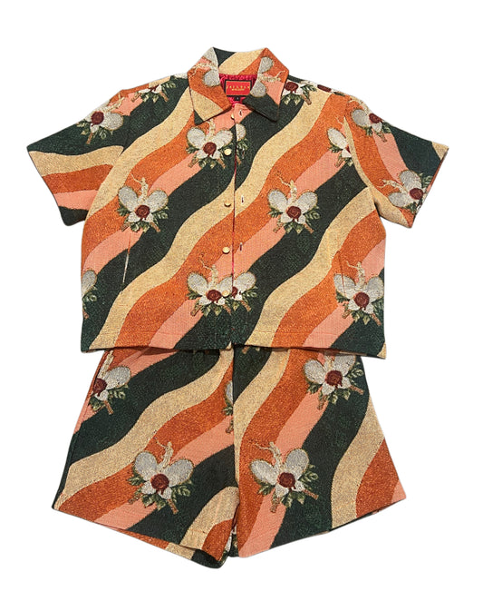 HANKINS PARK X MELISSA MITCHELL "FLORIDA WAVE" SHORT SLEEVE SET