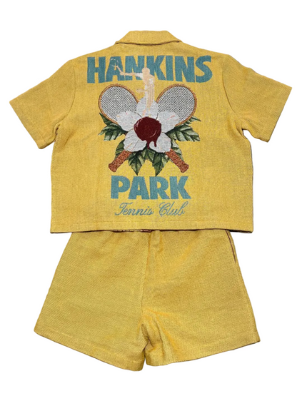 HANKINS PARK "LADY IN BLOOM" SHORT SET "LIMONCELLO”