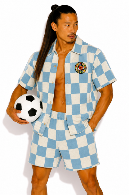 WORLD CUP "CHAMPION " SHORT SET/ BLUE