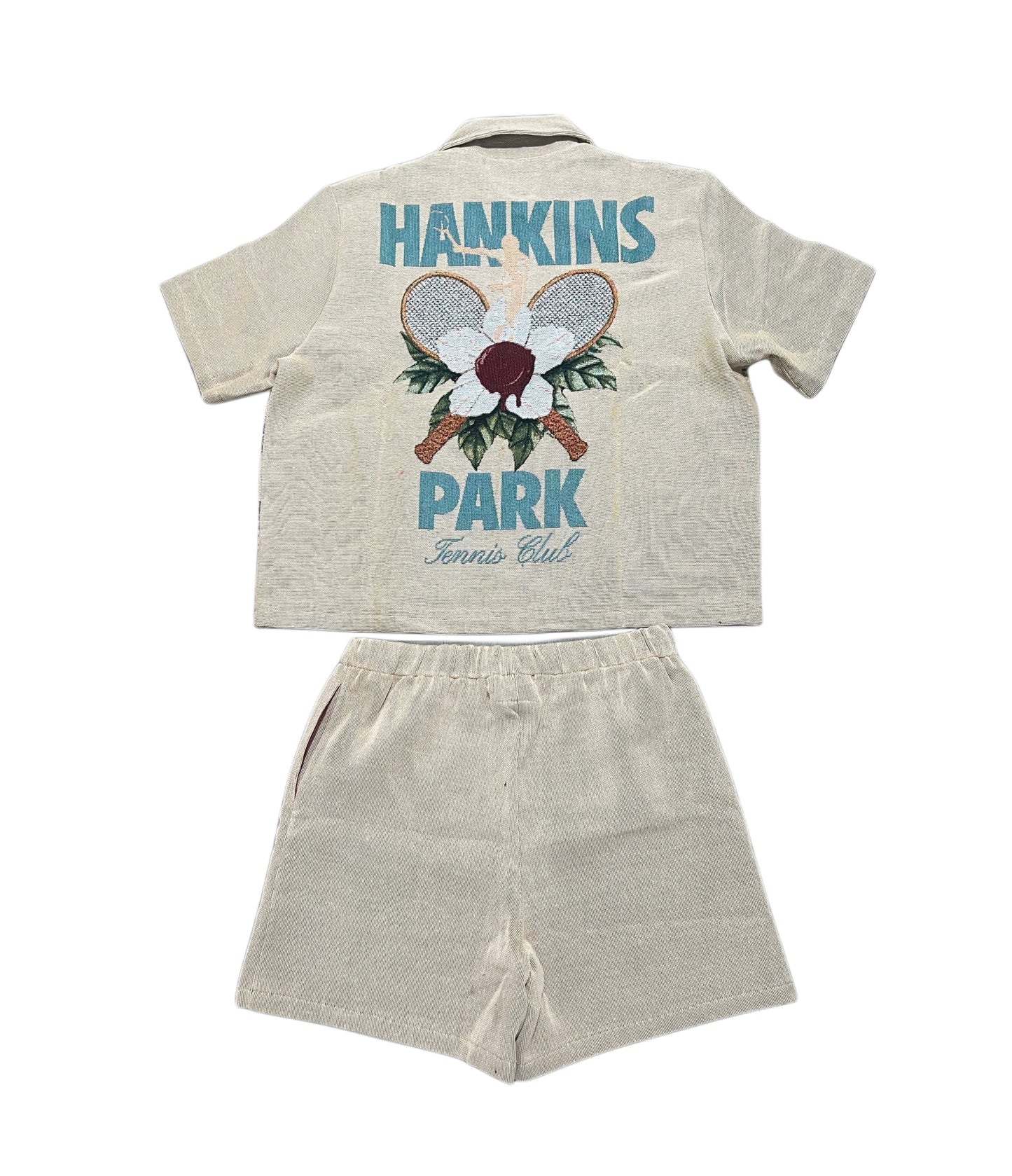 HANKINS PARK "LADY IN BLOOM" SHORT SET "CAFE DE SOL”