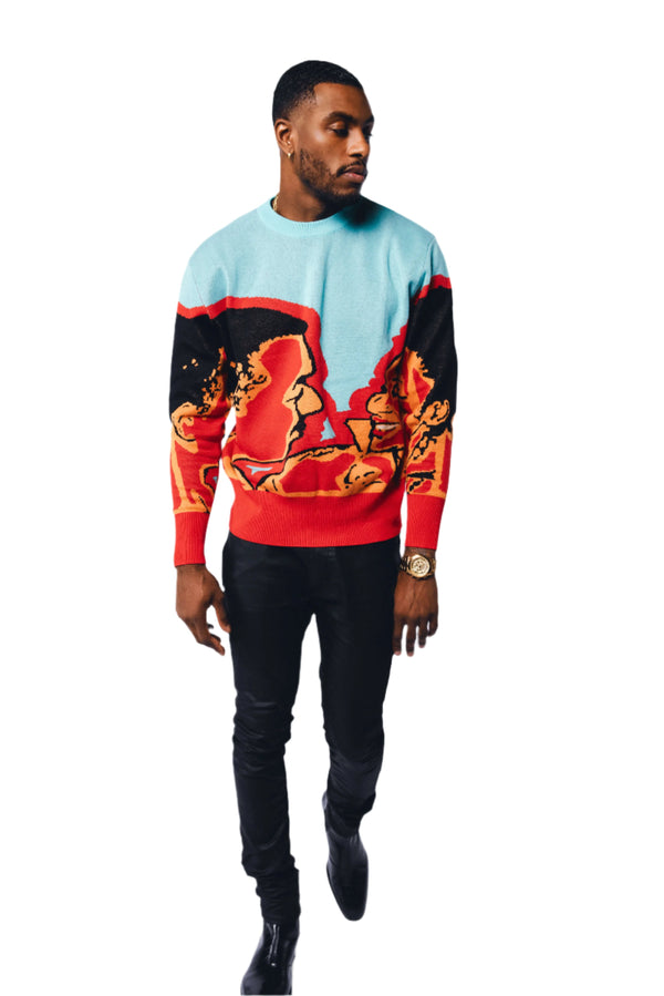 LOVE SUPREME SWEATER | IBIZA BLUE