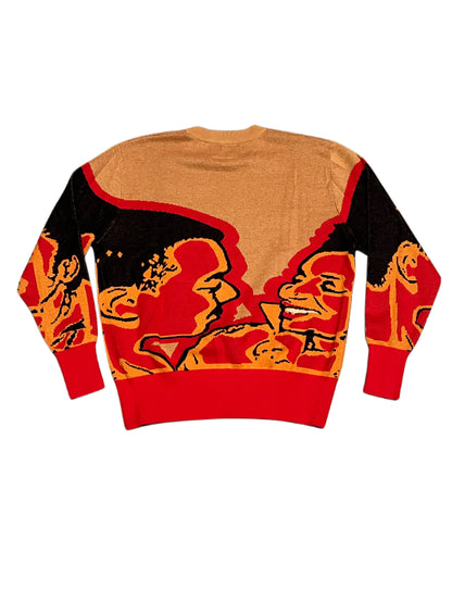 "LOVE SUPREME" SWEATER | CAMEL