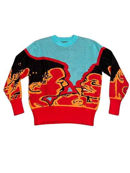 "LOVE SUPREME" SWEATER | IBIZA BLUE