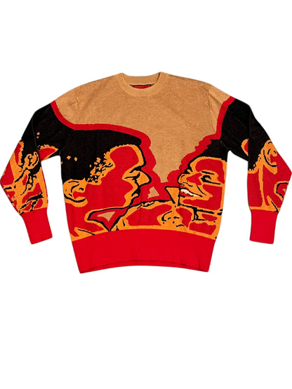 "LOVE SUPREME" SWEATER | CAMEL